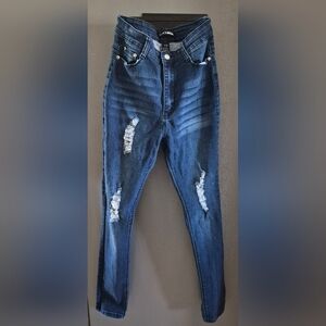 Fashion Nova Dark Blue Denim